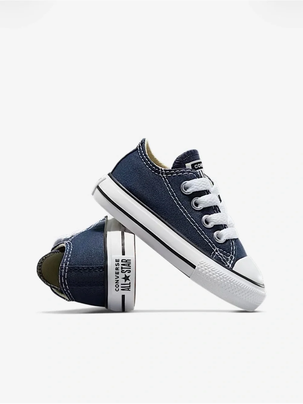Converse Baby Chuck Taylor All Star Low Top Blue Sneakers Size 4C